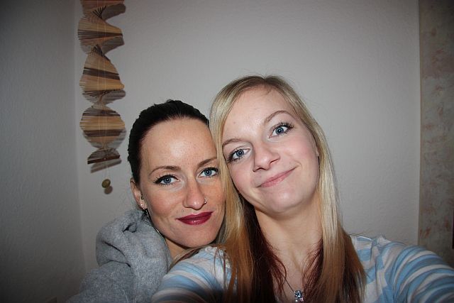 Meine beiden Hübschen am 24.12.2012